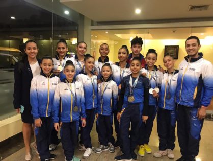 14 Medallas en el Campeonato Sudamericano Grupo de edades y Junior de Gimnasia Rítmica