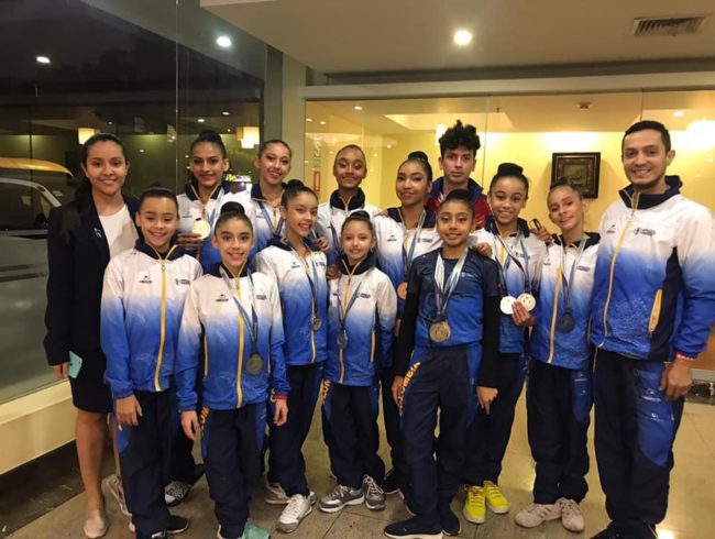 14 Medallas en el Campeonato Sudamericano Grupo de edades y Junior de Gimnasia Rítmica